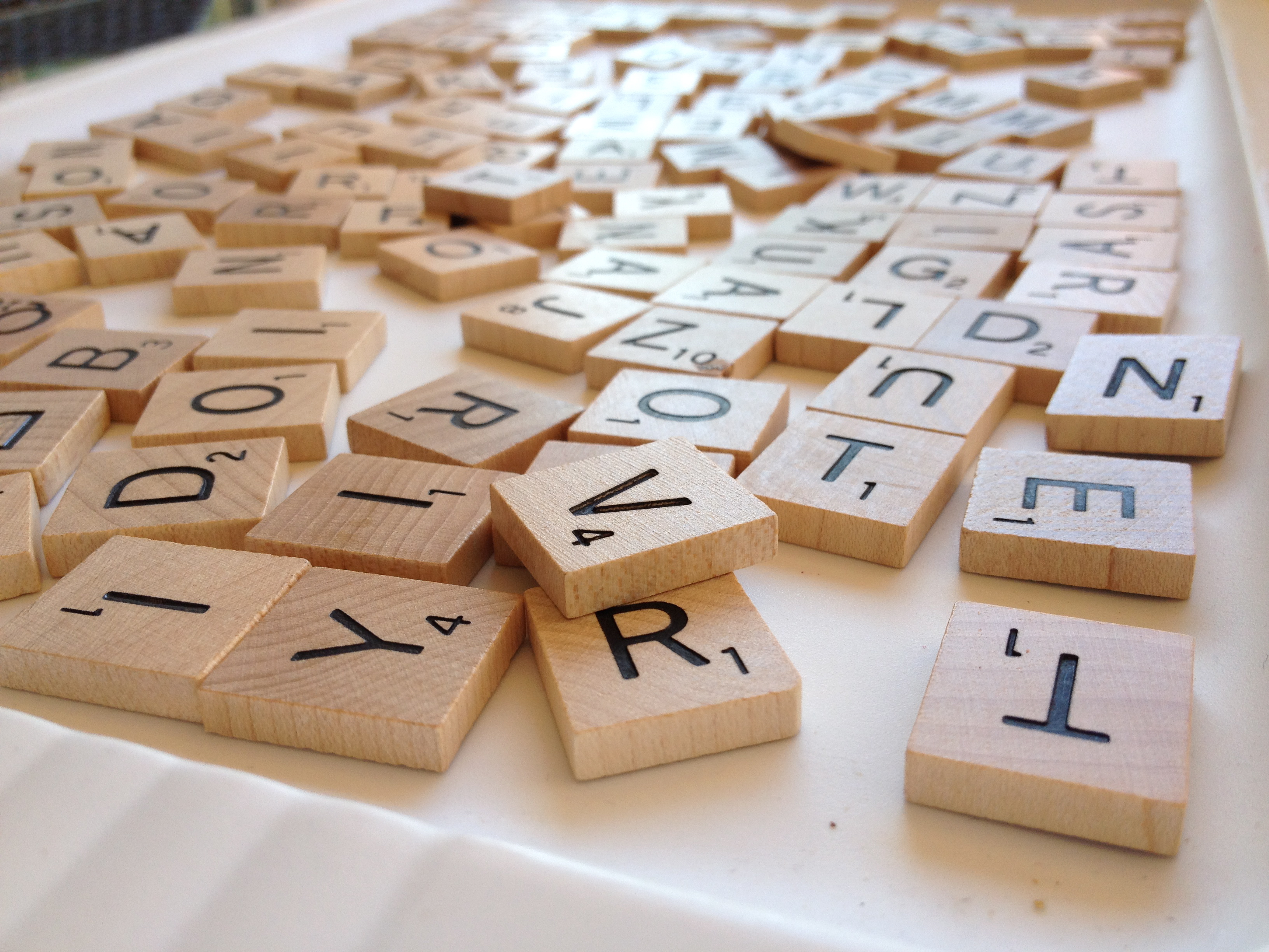 DIY Scrabble Coasters | Gourmet Gab