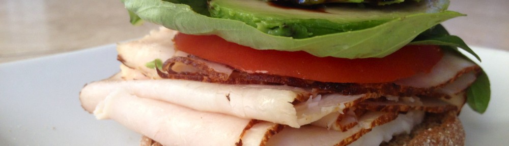 Turkey Avocado Caprese Sandwich